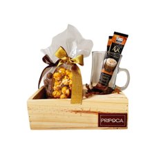 Box Madeira Cappuccino Pipoca