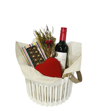 Linda Cesta de Vinho a Dois