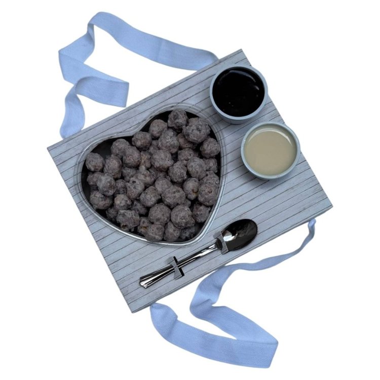 Kit Fondue no Coração com Pipoca