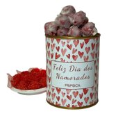 Lata Buquê de Rosas com Pipoca Gourmet