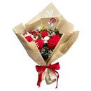 Buquê Clássico de 12 Rosas Vermelhas Importadas