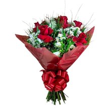 Buquê encanto 06 Rosas Vermelhas 