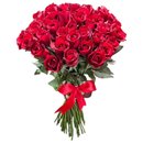 Buquê Classico 50 Rosas Vermelhas 