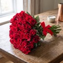 Buquê Classico 50 Rosas Vermelhas 