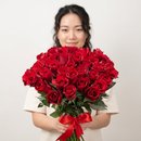 Buquê Classico 50 Rosas Vermelhas 
