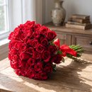 Buque Classico 100 Rosas Vermelhas 