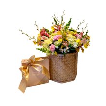 Caixa Pati Piva com Mix de Flores 