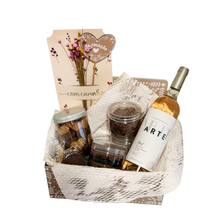 Cesta Entre Vinhos e Carinhos