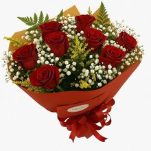 Buquê De Luxo Com 8 Rosas