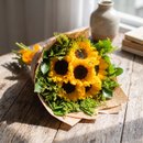 Buquê Raio de Sol com 6 Girassóis 