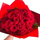 Buquê com 30 Rosas Vermelhas