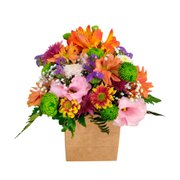 Arranjo Flores Cores da Estação