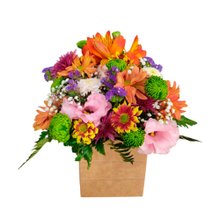 Arranjo Flores Cores da Estação