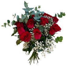 Buquê de Rosas Tradicional 12 Flores 