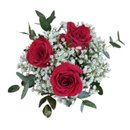 Arranjo na Caixa Box Rosas Vermelhas Importadas