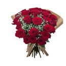 Buquê 24 Rosas Vermelhas Importadas