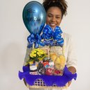 Cesta de Aniversário e Balão