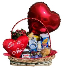 Cesta de Café da Manhã Romântica Surpresa