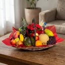 Cesta Café da Manhã Saudável com Frutas Frescas