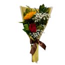 Buquê Girassol com Rosa Escalado