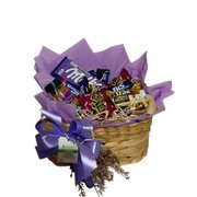 Cesta de Chocolate na Palha
