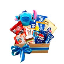 Cesta de chocolate Stitch