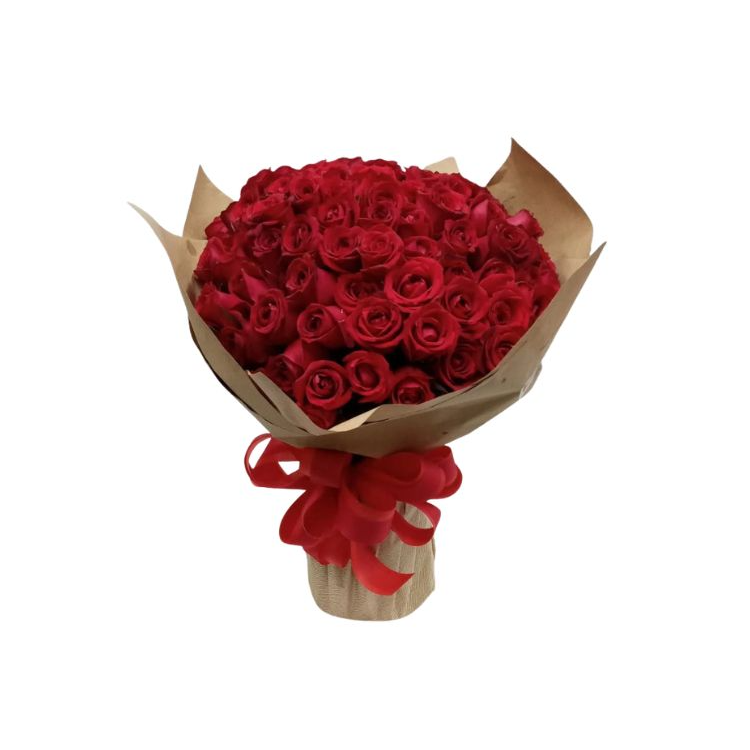 Buquê de 100 Rosas Vermelhas
