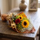 Ramalhete Rosas e Girassol