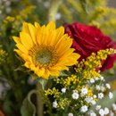 Ramalhete Rosas e Girassol