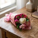 Buquê Rosas com Chocolate 