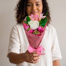 Buquê Rosas com Chocolate 