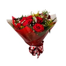 Buquê Rosas com 12 unidades