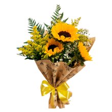 Buquê de girassol raio de luz