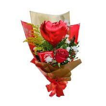 Buquê solitario glitter