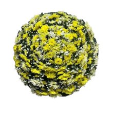 Coroa de Flores Amarela Média 