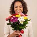 Buquê de Flores do Campo com Gérberas 