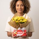 Margarida Plantada Amarela Mine com Bombos