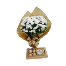 Margaridinha Plantada em Vaso com Chocolate 