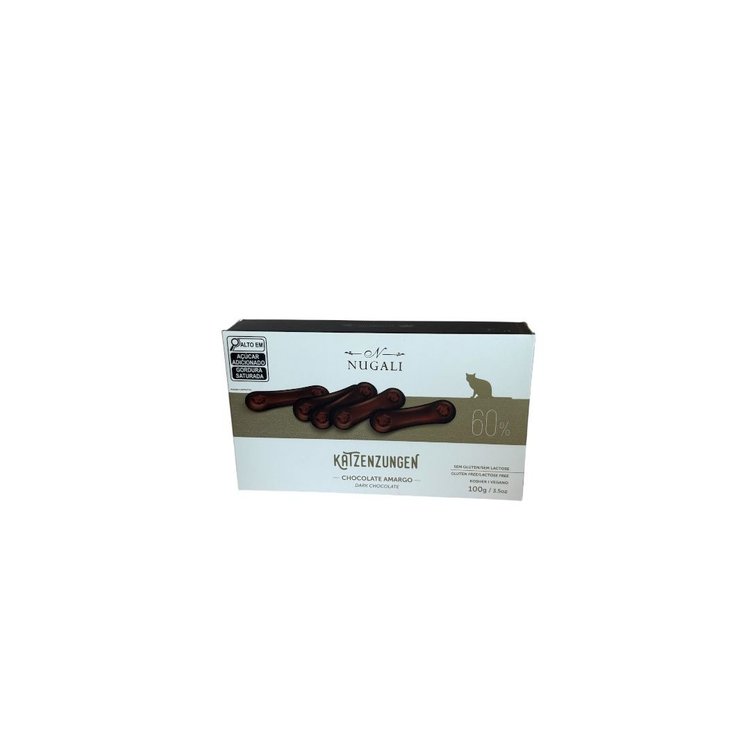 Chocolate lingua de gato nugali