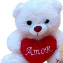 Pelúcia de Urso na Sacola com Flor