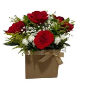 Caixa Box Rosas Vermelhas