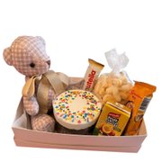 Box Premium Celebração: Urso Clássico e Bolo Festivo G