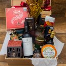 Cesta Presente Luxo c/Vinho Português Marquês de Borba