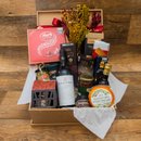 Cesta Presente Luxo c/Vinho Português Marquês de Borba