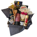 Cesta Gourmet Com Queijo, Vinho & Chocolate