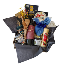 Cesta Gourmet Com Queijo, Vinho & Chocolate