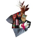 Cesta Gourmet c/ Vinho, Massa Italiana e Chocolate