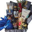 Cesta Presente C/Cervejas, Chocolates e Aperitivos