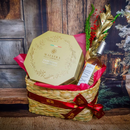 Kit de Natal Luxo com Vinho & Panettone Italiano 