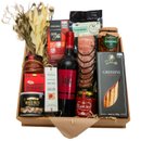 Cesta Gourmet com Vinho Italiano & Antepastos